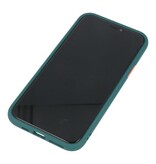 Combinación de colores Funda rígida para iPhone 11 Pro Verde oscuro