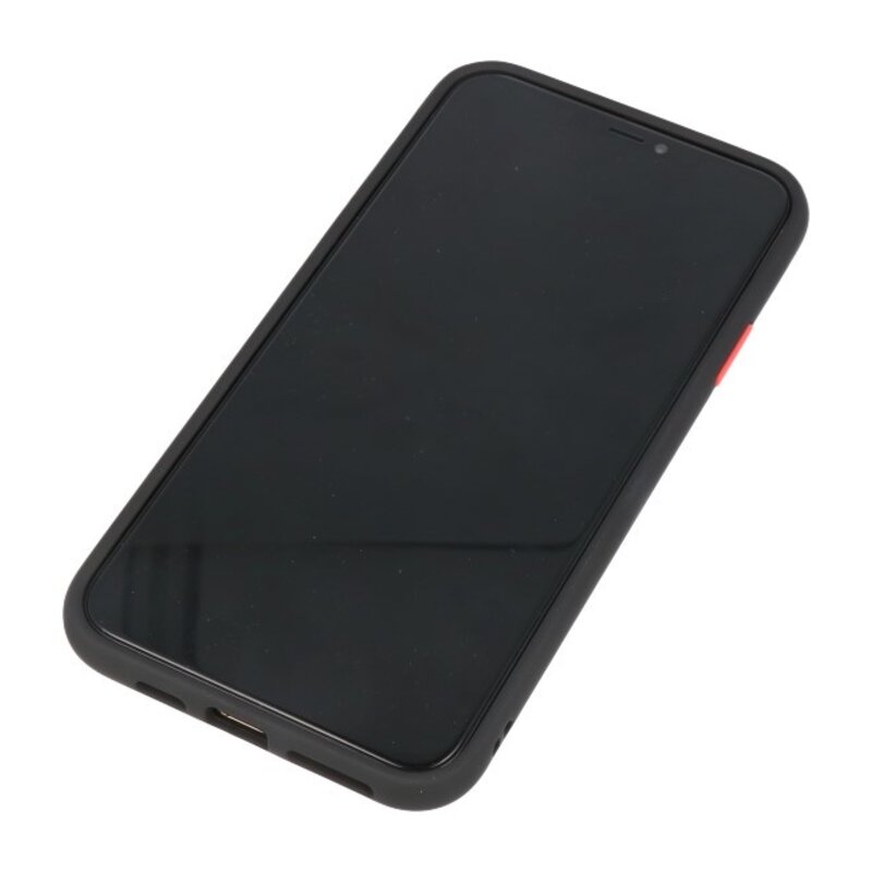 Funda rígida combinada de colores para iPhone 11 Pro Max Black