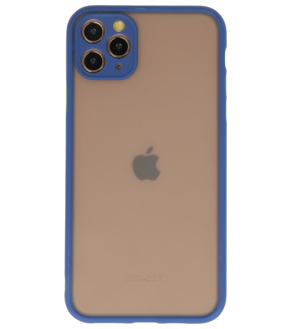 Étui rigide à combinaison de couleurs pour iPhone 11 Pro Max Blue