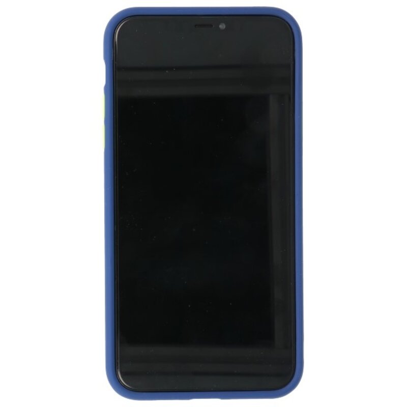Combinazione di colori Custodia rigida per iPhone 11 Pro Max blu