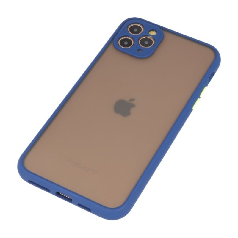 Funda rígida combinada de colores para iPhone 11 Pro Max Blue
