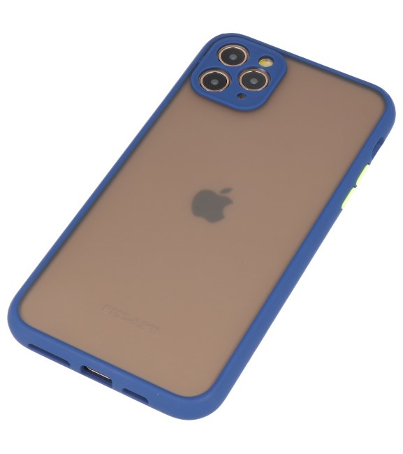 Étui rigide à combinaison de couleurs pour iPhone 11 Pro Max Blue