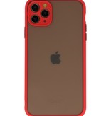 Color combination Hard Case for iPhone 11 Pro Max Red