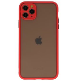 Combinazione di colori Custodia rigida per iPhone 11 Pro Max rosso