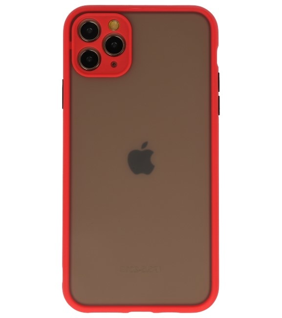 Color combination Hard Case for iPhone 11 Pro Max Red