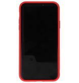 Funda rígida combinada de colores para iPhone 11 Pro Max Red