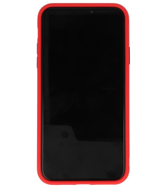 Farvekombination Hård taske til iPhone 11 Pro Max rød