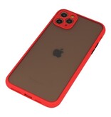 Funda rígida combinada de colores para iPhone 11 Pro Max Red