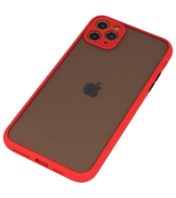 Funda rígida combinada de colores para iPhone 11 Pro Max Red