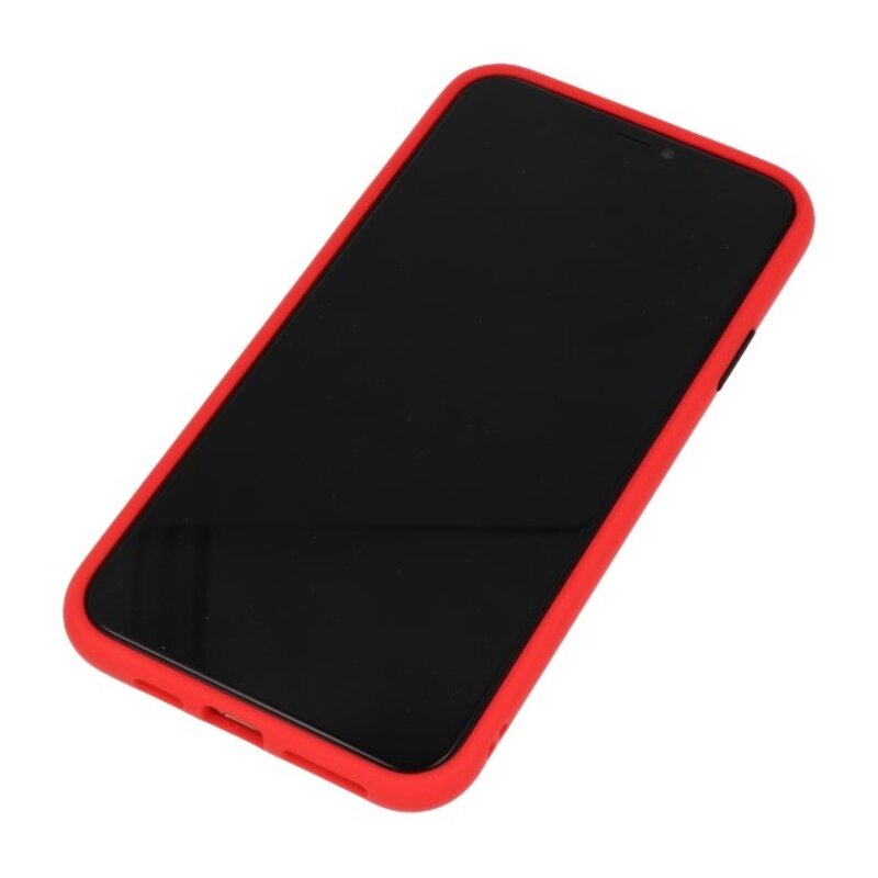 Kleurcombinatie Hard Case voor iPhone 11 Pro Max Rood
