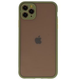 Kleurcombinatie Hard Case voor iPhone 11 Pro Max Groen