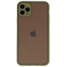 Funda rígida combinada de colores para iPhone 11 Pro Max Green