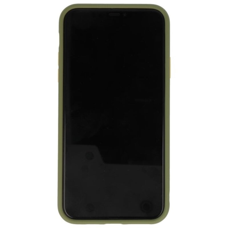 Color combination Hard Case for iPhone 11 Pro Max Green