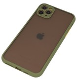 Combinazione di colori Custodia rigida per iPhone 11 Pro Max verde