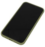 Combinazione di colori Custodia rigida per iPhone 11 Pro Max verde