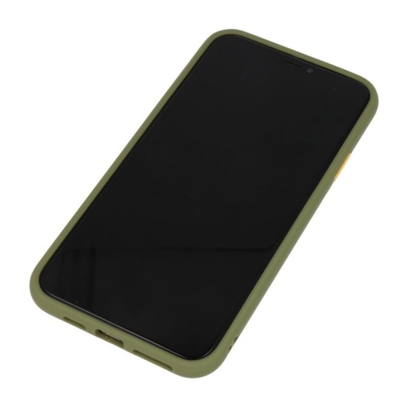 Color combination Hard Case for iPhone 11 Pro Max Green
