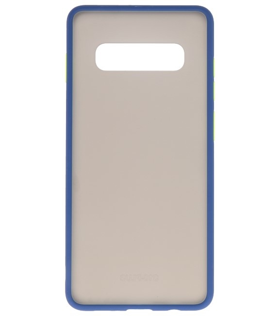 Color combination Hard Case for Galaxy S10 Blue