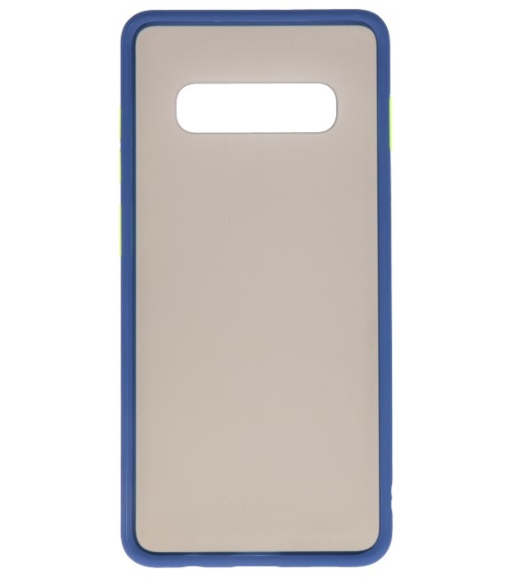 Color combination Hard Case for Galaxy S10 Blue