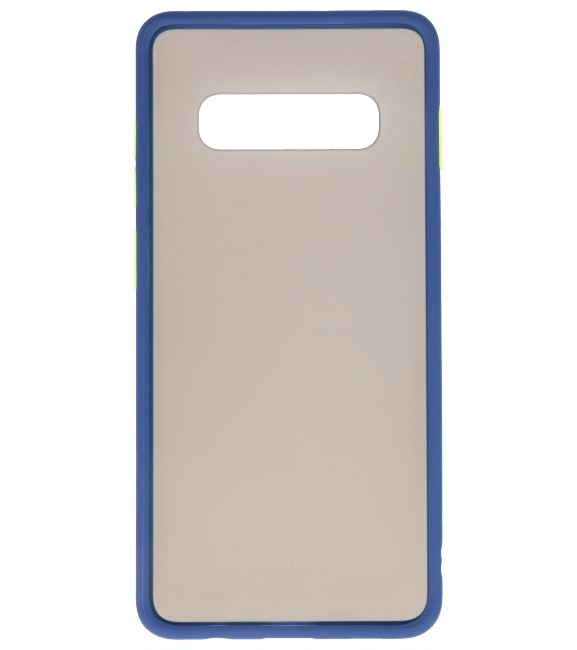 Combinación de colores Estuche rígido para Galaxy S10 Azul