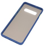 Color combination Hard Case for Galaxy S10 Blue