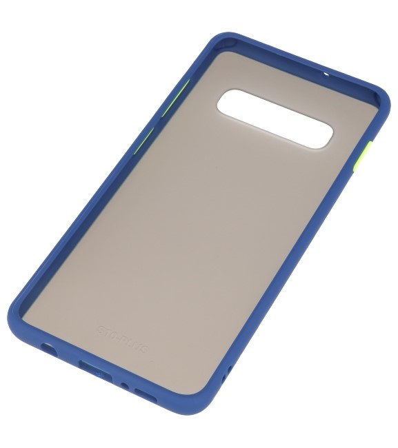 Color combination Hard Case for Galaxy S10 Blue