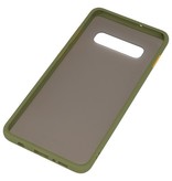 Color combination Hard Case for Galaxy S10 Green