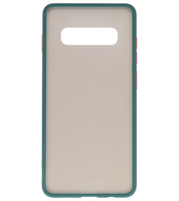 Kleurcombinatie Hard Case voor Galaxy S10 Donker Groen