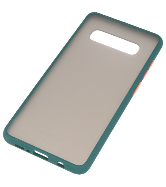 Color combination Hard Case for Galaxy S10 Dark Green