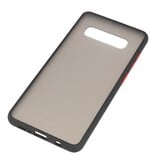 Étui rigide à combinaison de couleurs pour Galaxy S10 Plus Noir