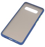 Kleurcombinatie Hard Case voor Galaxy S10 Plus Blauw