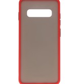 Color combination Hard Case for Galaxy S10 Plus Red