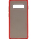 Combinazione di colori Custodia rigida per Galaxy S10 Plus rosso