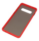 Combinazione di colori Custodia rigida per Galaxy S10 Plus rosso