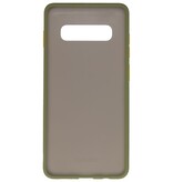 Color combination Hard Case for Galaxy S10 Plus Green
