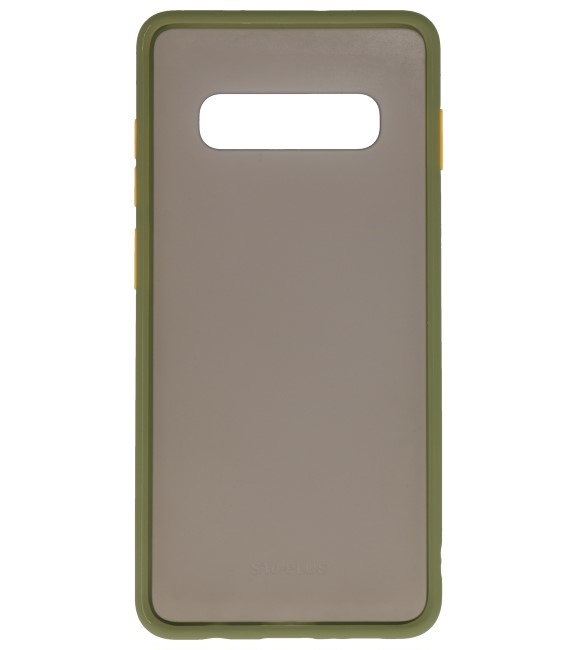 Kleurcombinatie Hard Case voor Galaxy S10 Plus Groen