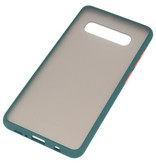 Color combination Hard Case for Galaxy S10 Plus Dark Green