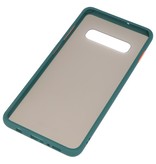 Farbkombination Hard Case für Galaxy S10 Plus Dunkelgrün