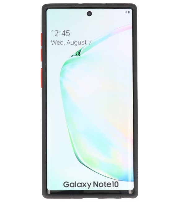 Farvekombination Hård etui til Galaxy Note 10 Sort