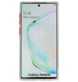 Combinación de colores Estuche rígido para Galaxy Note 10 Transparente