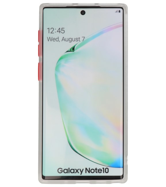 Farvekombination Hård etui til Galaxy Note 10 Transparent