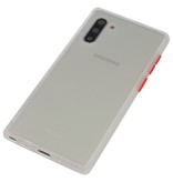 Combinación de colores Estuche rígido para Galaxy Note 10 Transparente