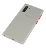 Combinación de colores Estuche rígido para Galaxy Note 10 Transparente