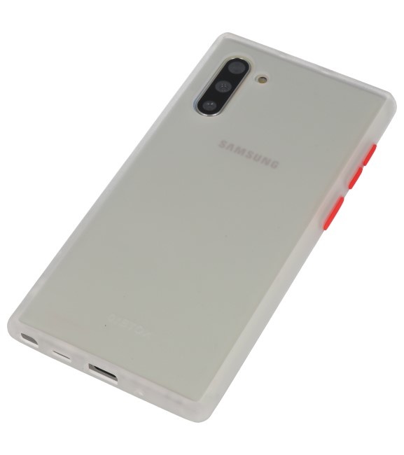 Étui rigide à combinaison de couleurs pour Galaxy Note 10 Transparent