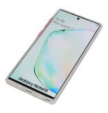 Combinación de colores Estuche rígido para Galaxy Note 10 Transparente