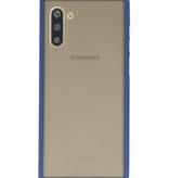 Combinación de colores Estuche rígido para Galaxy Note 10 Azul