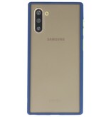 Combinación de colores Estuche rígido para Galaxy Note 10 Azul