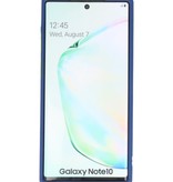 Étui rigide à combinaison de couleurs pour Galaxy Note 10 Bleu