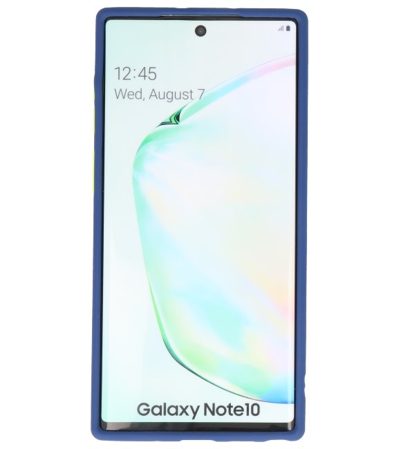 Kleurcombinatie Hard Case voor Galaxy Note 10 Blauw