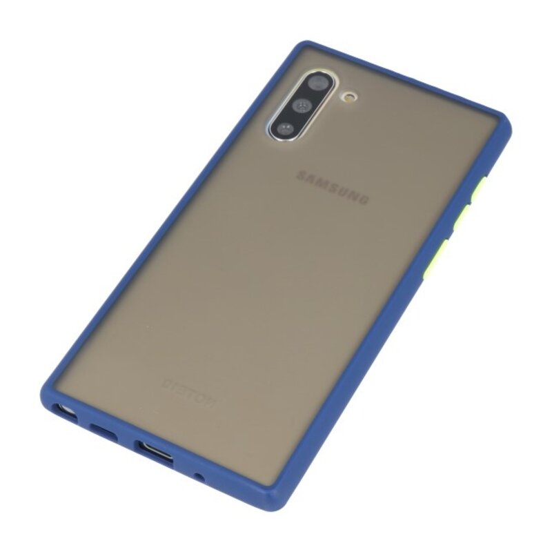 Combinación de colores Estuche rígido para Galaxy Note 10 Azul