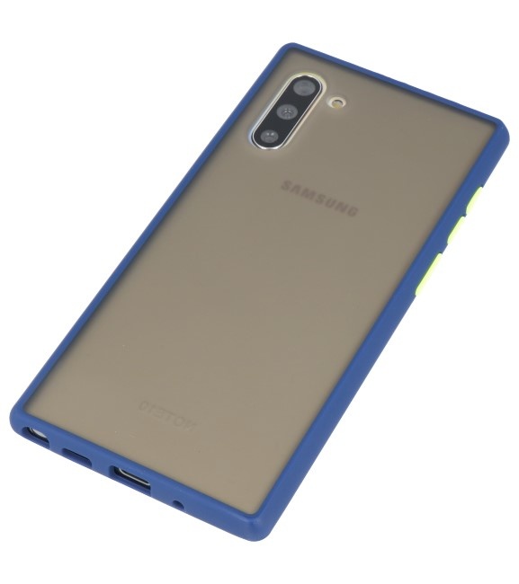 Combinación de colores Estuche rígido para Galaxy Note 10 Azul
